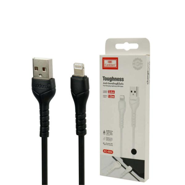 Cables Usb Lightning Iphones Ec-095I Earldom Negro