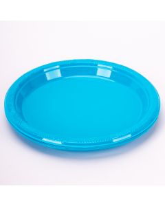 Plato Plástico Jappy 7pulg 8und Turquesa