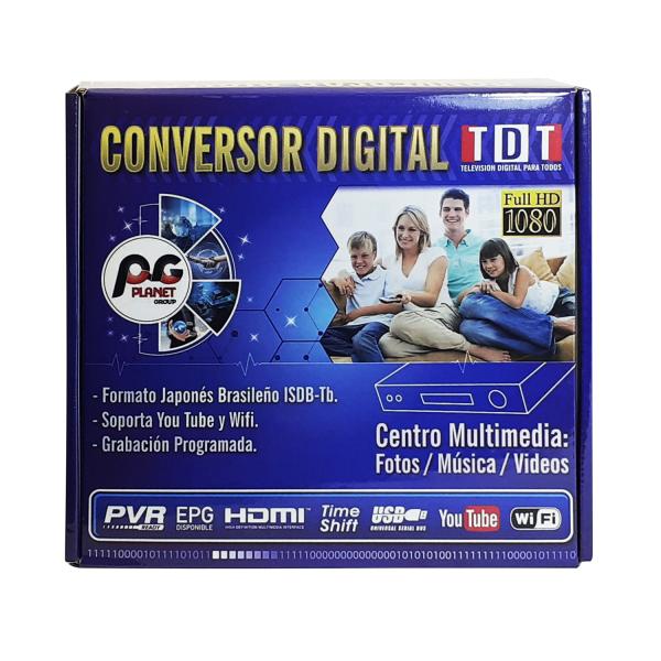 Convertidor / Adaptador Analógico Digital Para Pantallas Isdbt Sistema Multimedia Compatible *Wifi Youtube*
