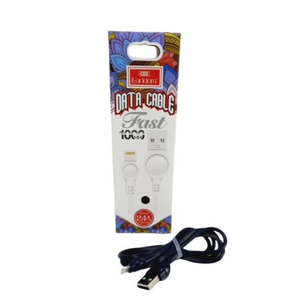 Cables Usb Lightning Iphones  Ec-044I Earldom Negro