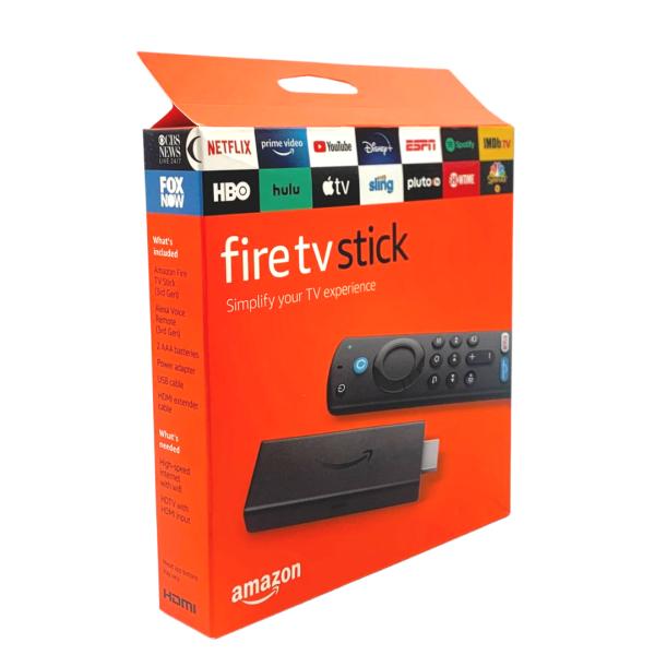 Dispositivo Streaming Fire Tv Stick 3Th Generacion Con Alexa Voz Remota Amazon