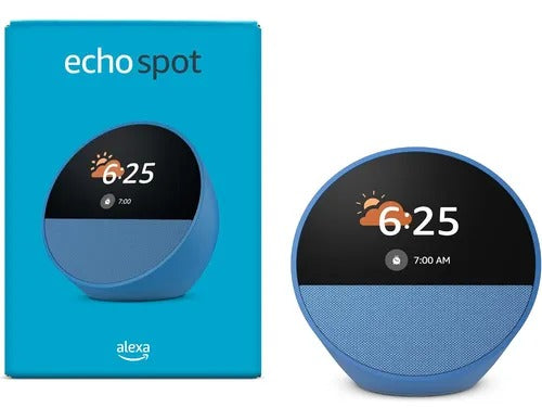 Parlante Inteligente Echo Spot 1Er Generacion Amazon Celeste
