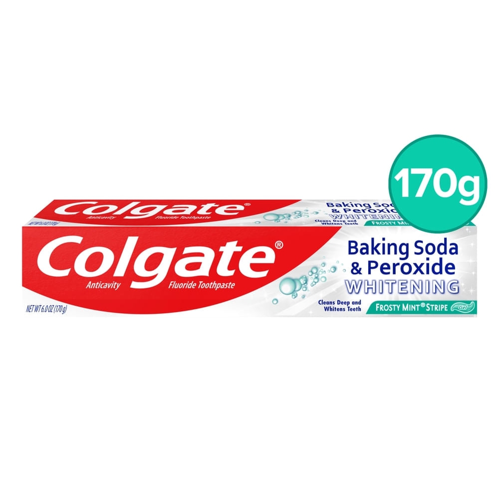 Crema Dental Colgate Baking Soda Y Peroxido - 170 G