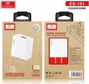 Cargador Cubo Casa Es-161I Con Cable Iphone Lightning Earldom