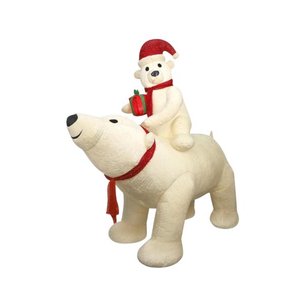 Inflable Exterior Osos Navideños