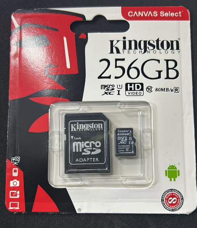 Memoria Micro Sd Kingston 256 Gb 80Mb/S