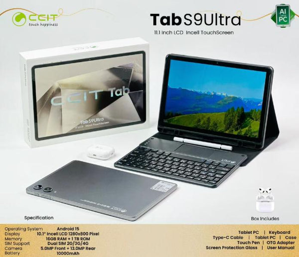 Tablet S9 Ultra Ccit Dorado