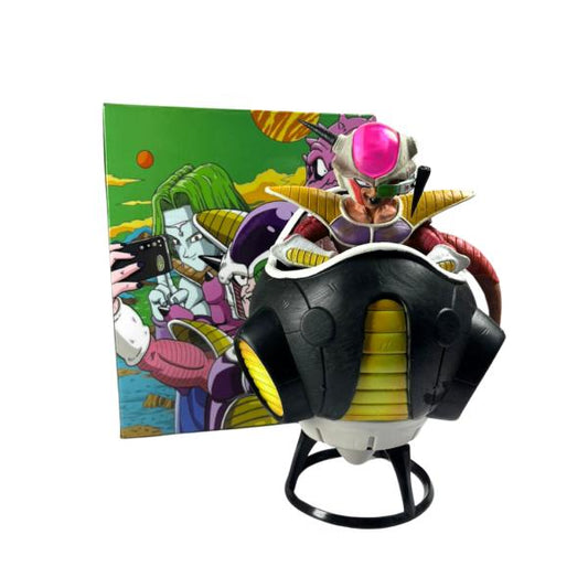 :  🛸 Figura de Freezer – Primera Forma en Silla Flotante, 26 cm, Dragon Ball Z
