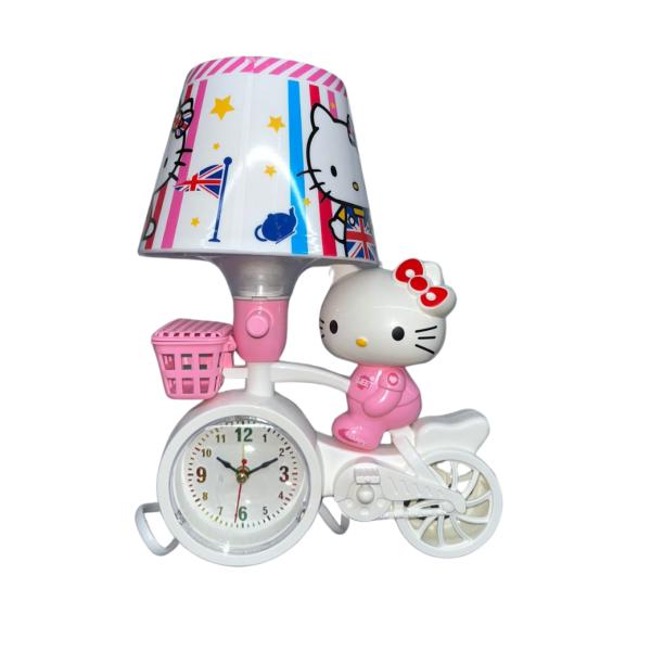 Lámpara Con Reloj De Hello Kitty