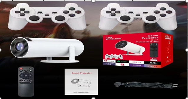 Proyector Video Beam Gamer Wifi Modelo MX30 600P