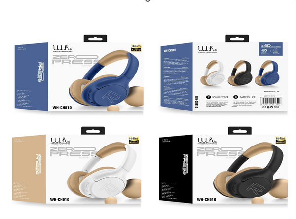Audífonos Bluetooth Hi-res Audio Modelo WH-CH910 Negro