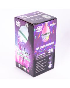 Bombillo Plástico Led Disco 110v Multi Color