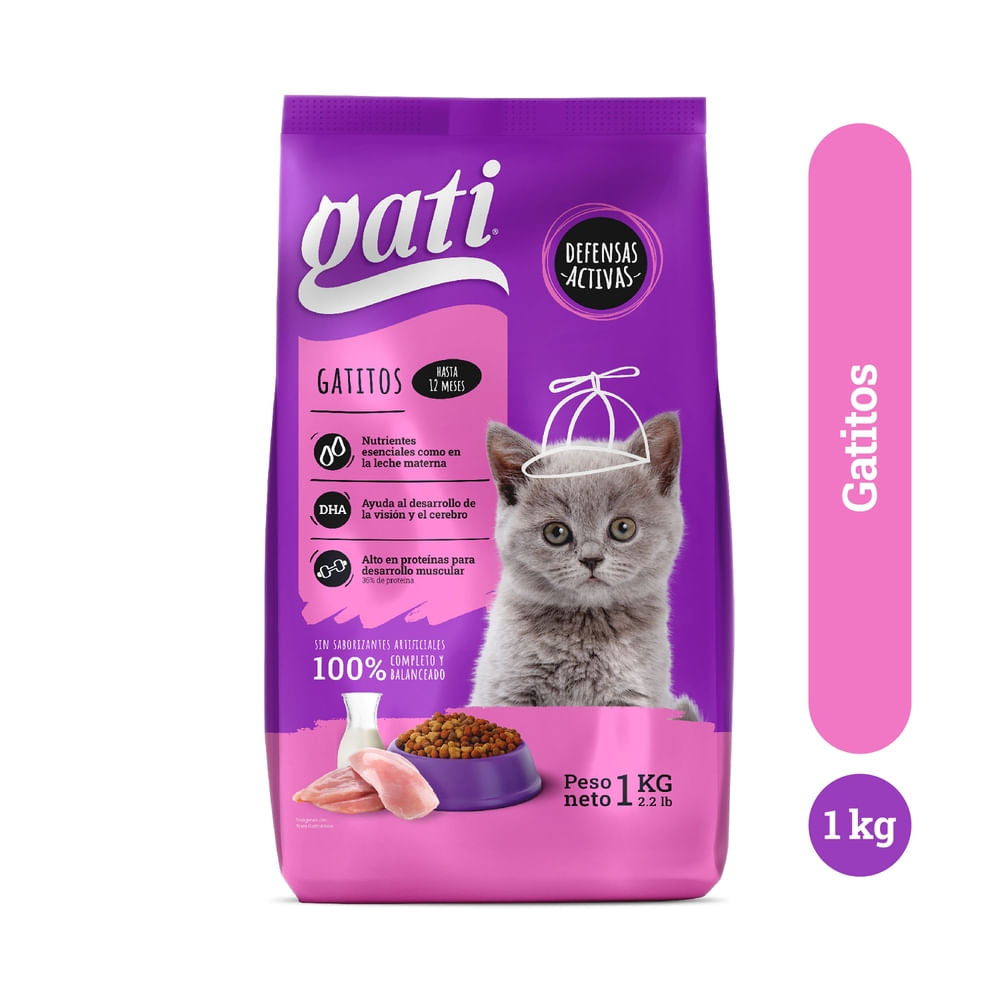 Alimento Gati Para Gatos - 1 Kg