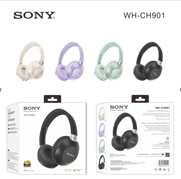 Audifonos Manos Libres Bluetooth WH-CH901 Negro