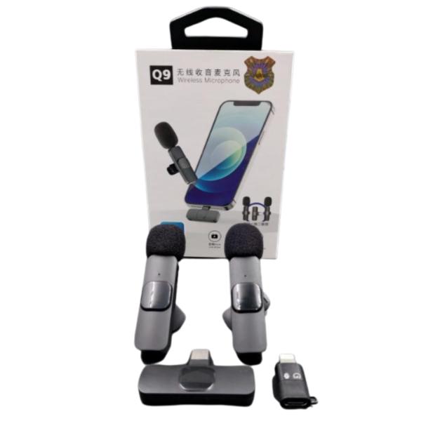 Microfono Inalambrico Tipo C- Lightning Q9