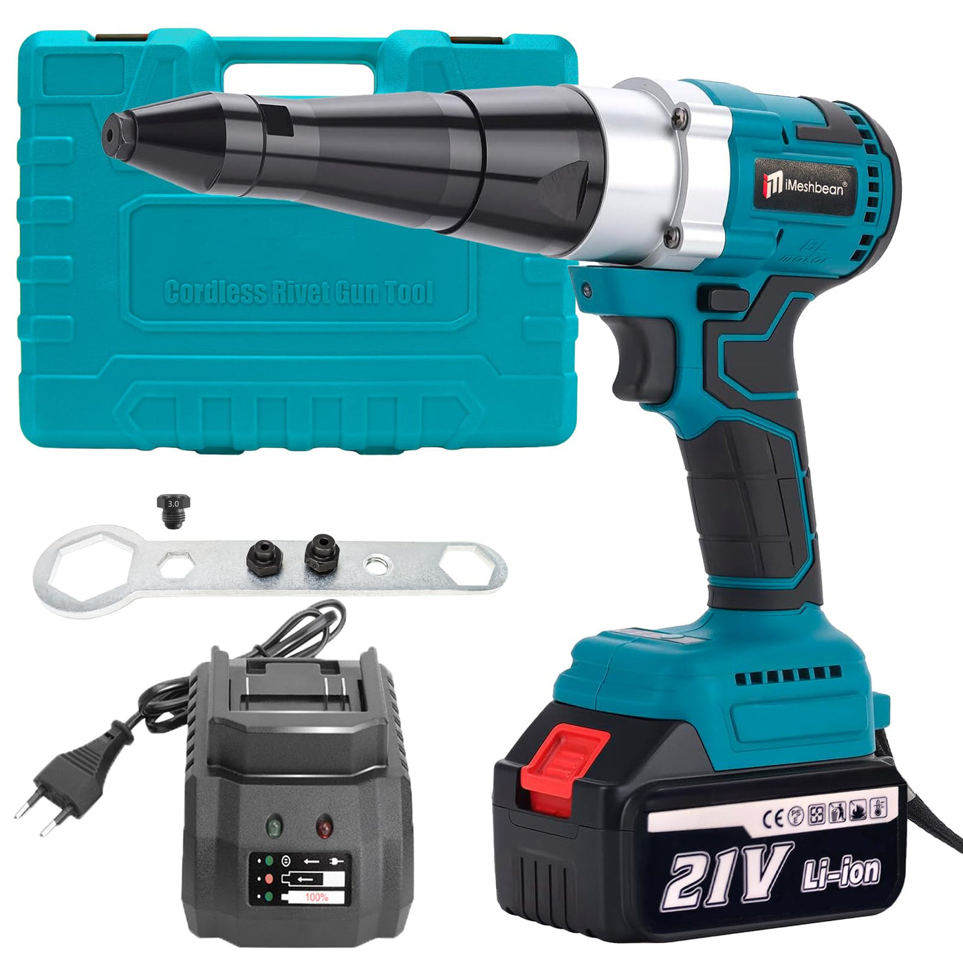 Remachadora Eléctrica Inalámbrica (Pistola de Remaches)