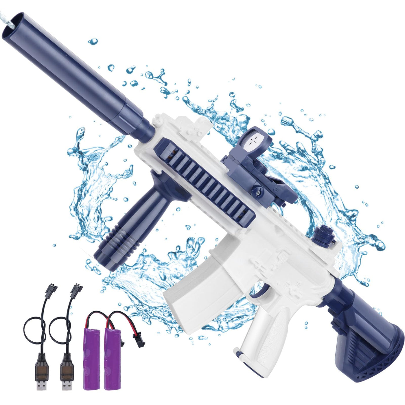 Pistola de Agua Eléctrica Automática Recargable