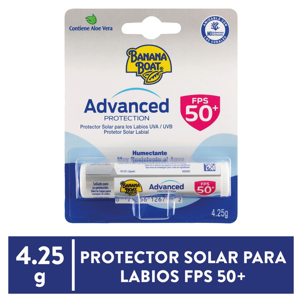 Bálsamo Labial Banana Boat FPS 50 - 24 Ml