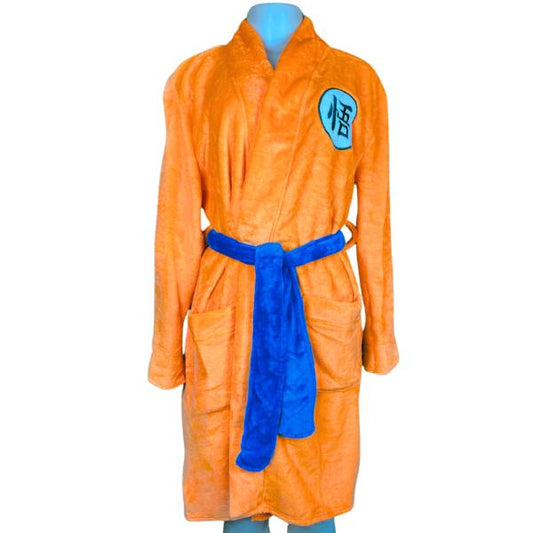 🧡 Bata de Baño Dragon Ball – Goku Style (Tallas S, M, L)