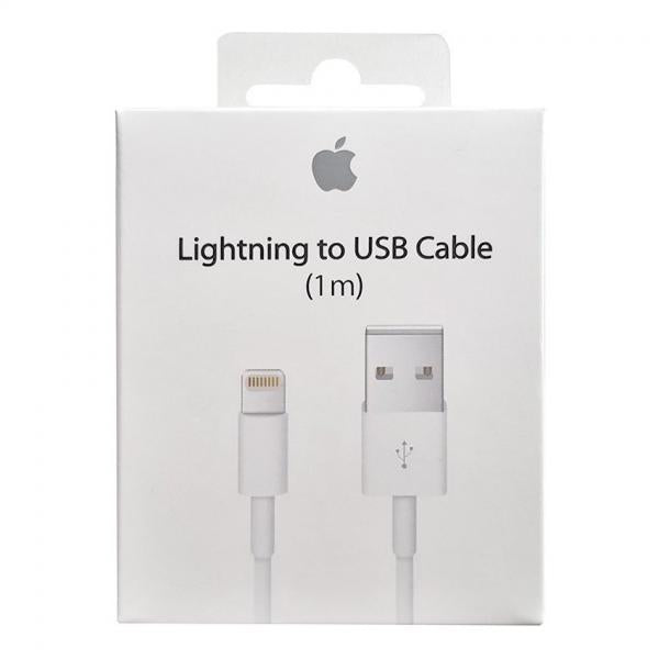 Cables Usb Lightning Iphone 1M Caja Original Blanca