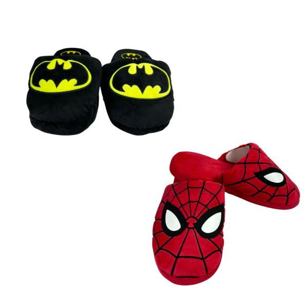 Pantufla De Superhéroes Dos Estilos A Elegir 27Cm