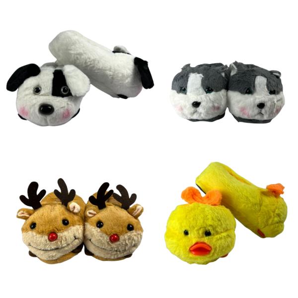 Pantufla De Animales Varios Estilos A Elegir 22Cm