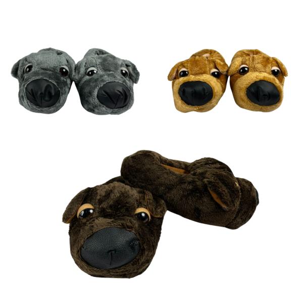 Pantufla De Perro Varios Estilos A Elegir 26Cm