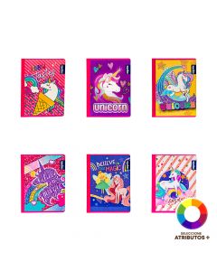Cuaderno Cosido Estampado Unicornio 50h Surtido Surtido Por Estilo