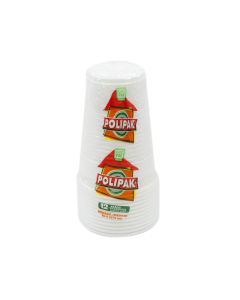 Vaso Plastico OXO #9 12und Blanco