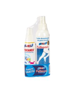 Locion Desodorante Pies Pedisanex 230ml Y Pedisanex Kids