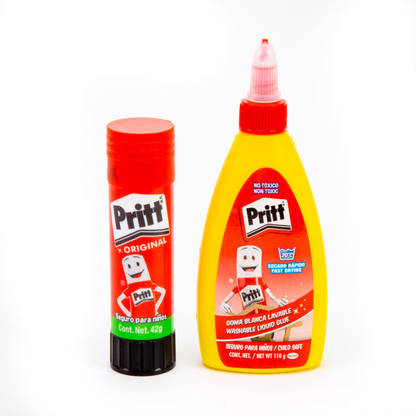 Goma Liquida Pritt 110g+goma Barra Pritt 42G