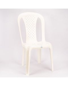Silla Plástica Sin Brazo Lisa