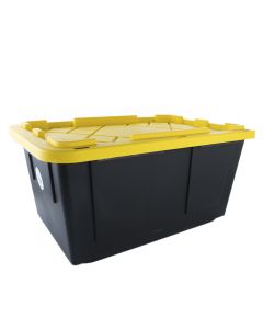 Caja Home Pro Uso Pesado Negra Con Tapa 102l