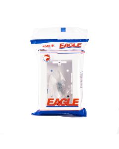 Caja Eagle Canaleta Plastica Blanca