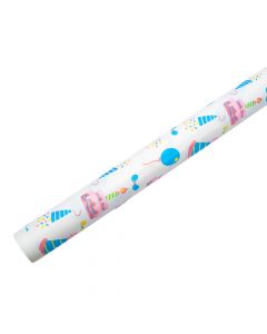 Papel Regalo Gorritos Y Globos