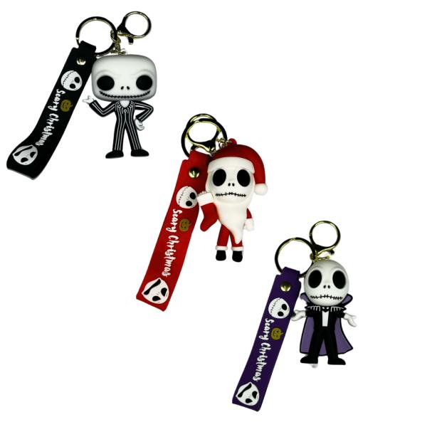 Llavero De Goma De Jack Skellington Varios Estilos A Elegir