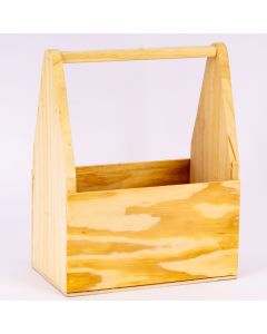 Cajita Herramientas Madera Natural Grande
