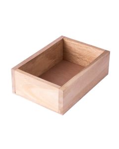 Caja Madera Lisa #2 Tabla Ancho 1.3cm 22x15.5x7.5cm