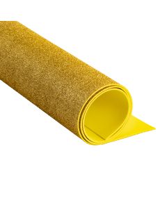 Foam Escarchado 50x70cm Amarillo