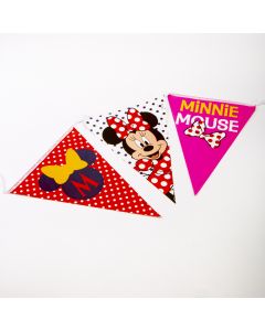 Banderín Papel Minnie Mouse Puntos