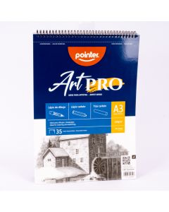 Cuaderno De Dibujo Pointer Tiza-lápiz Carbón A3 Surtido Por Estilo