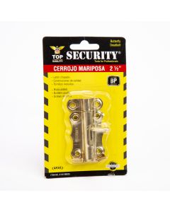 Cerrojo Security Metal Puerta Liso 2.5pulg