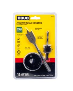 Juego Para Instalar Cerraduras 2500rpm 3pzas