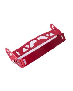 Porta Placa Metal Ajustable Rojo