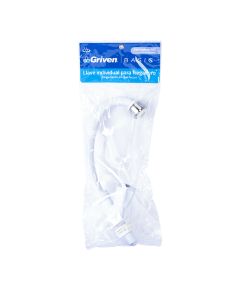 Grifo Plástico Individual Liso Para Fregadero Blanco