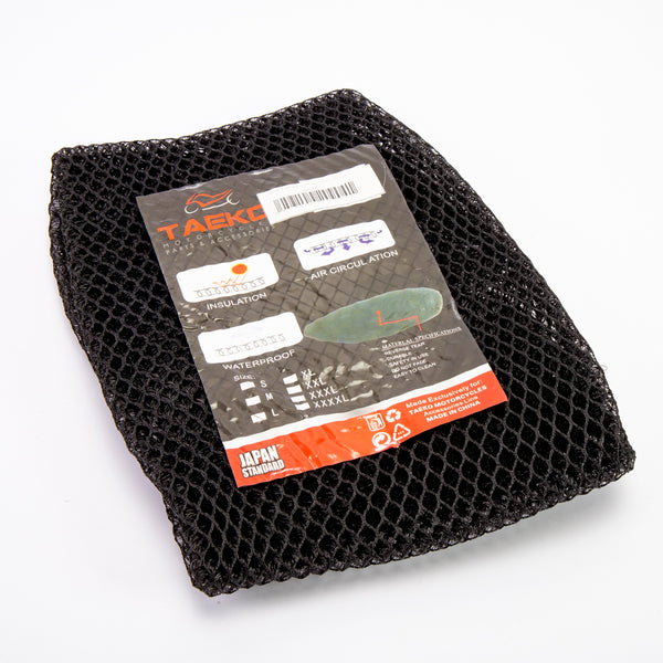 Malla Asiento Moto Negra