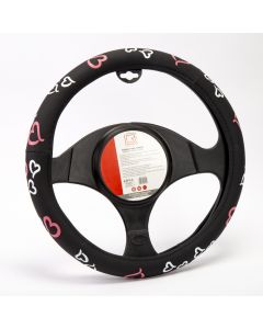 Forro Volante Auto Corazones 38x8.2cm