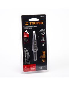 Broca Escalonada Truper 6.5mm 13 Escalones