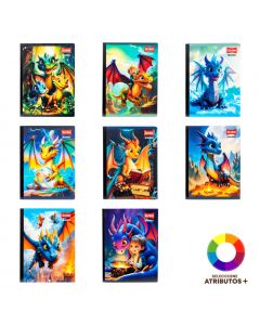 Cuaderno Scribe Dragones 100h