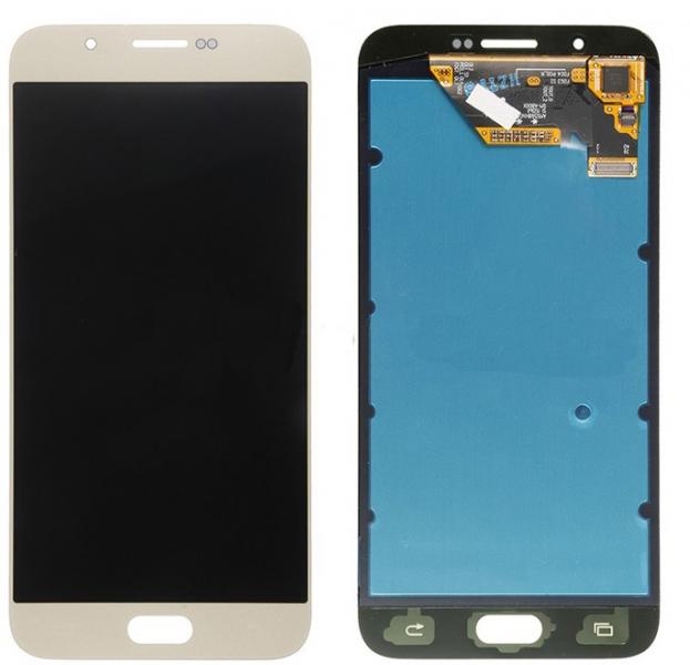 Lcd Pantalla Samsung Galaxy A8 Completa Dorada Sin Marco